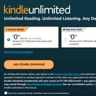 <em>Amazon</em>：三个月 <em>Amazon</em> Kindle Unlimited 只需 $0.99