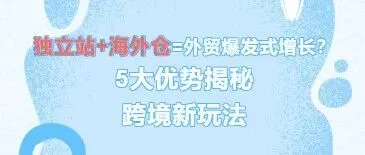 独立站+海外仓=外贸爆发式增长？5大优势揭秘跨境新玩法！
