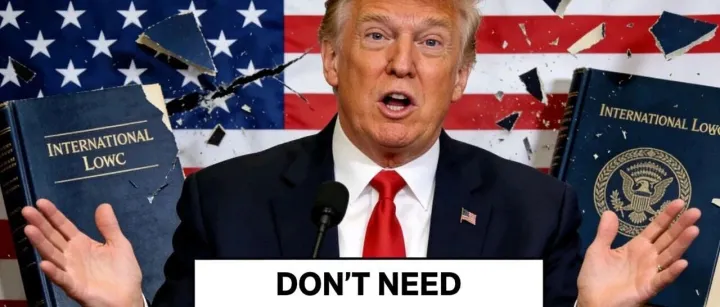 特朗普“道德凌駕國際法”名場面：一場全球圍觀的霸權(quán)真人秀