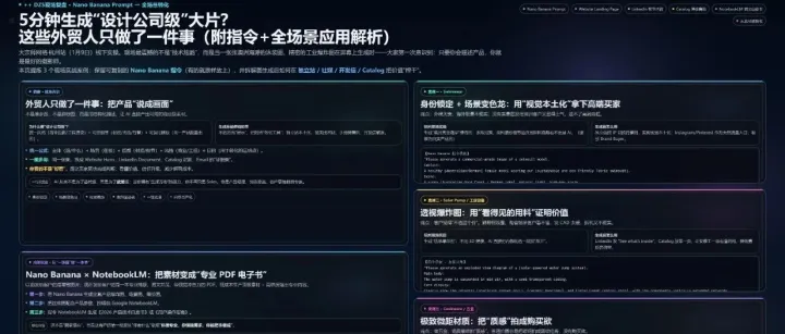 5分鐘生成“設計公司級”大片？這些外貿(mào)人只做了一件事（附指令+全場景應用解析）