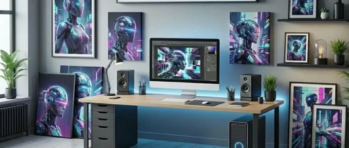 不用囤货，一件起印？2026年POD艺术画跨境圈的“暴利”风口！