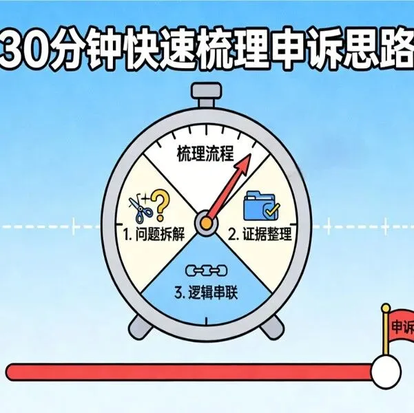新手申诉必学：30分钟快速梳理申诉思路的方法