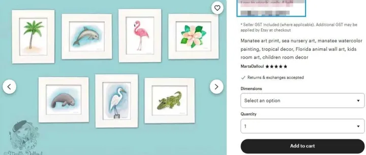 緊急！西班牙藝術家版權維權，涉事賣家速排查！