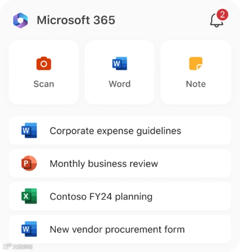 微软 Microsoft 365 推出多项新功能:浏览器扩展、iOS 小组件等