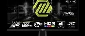 【MSI MAG 255XF 电竞显示器｜24.5英寸｜300Hz｜IPS｜原盒齐全】