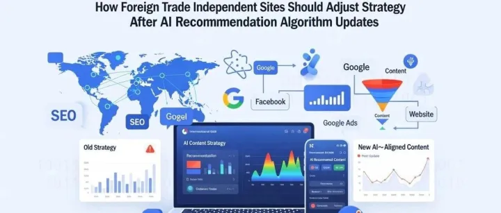 2026年，AI推荐算法更新后，外贸独立站如何优化？