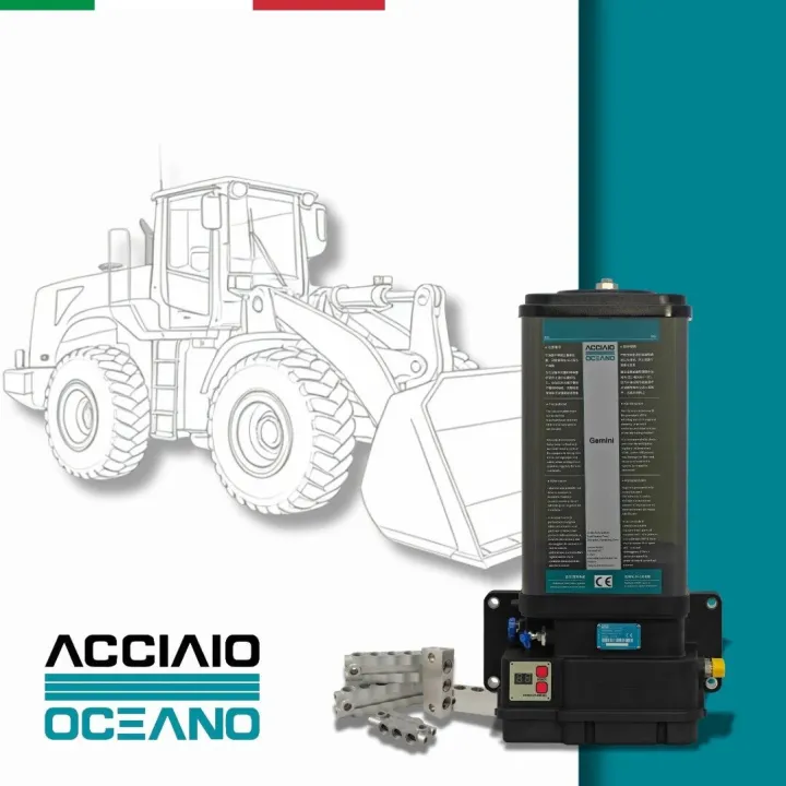 赋能港口核心装备升级 ACCIAIO&OCEANO（欧其诺）Gemini绿色双线润滑系统为轮式装载机筑牢高效运维防线