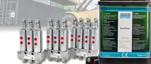 ACCIAIO&OCEANO（欧其诺）EcoFlow系列Single-Line单线式润滑系统：正面吊的智能润滑标杆