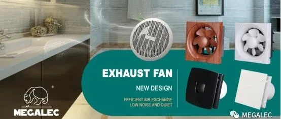 Hot sale fashion design bathroom wall    duct exhaust fan