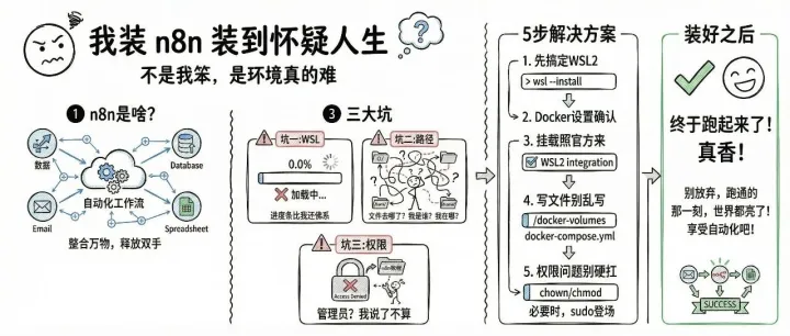 装n8n装到怀疑人生！