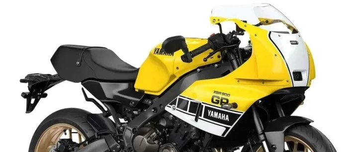 雅马哈XSR900 GP 2026年款，US Inter黄色配色导入专属黑车架