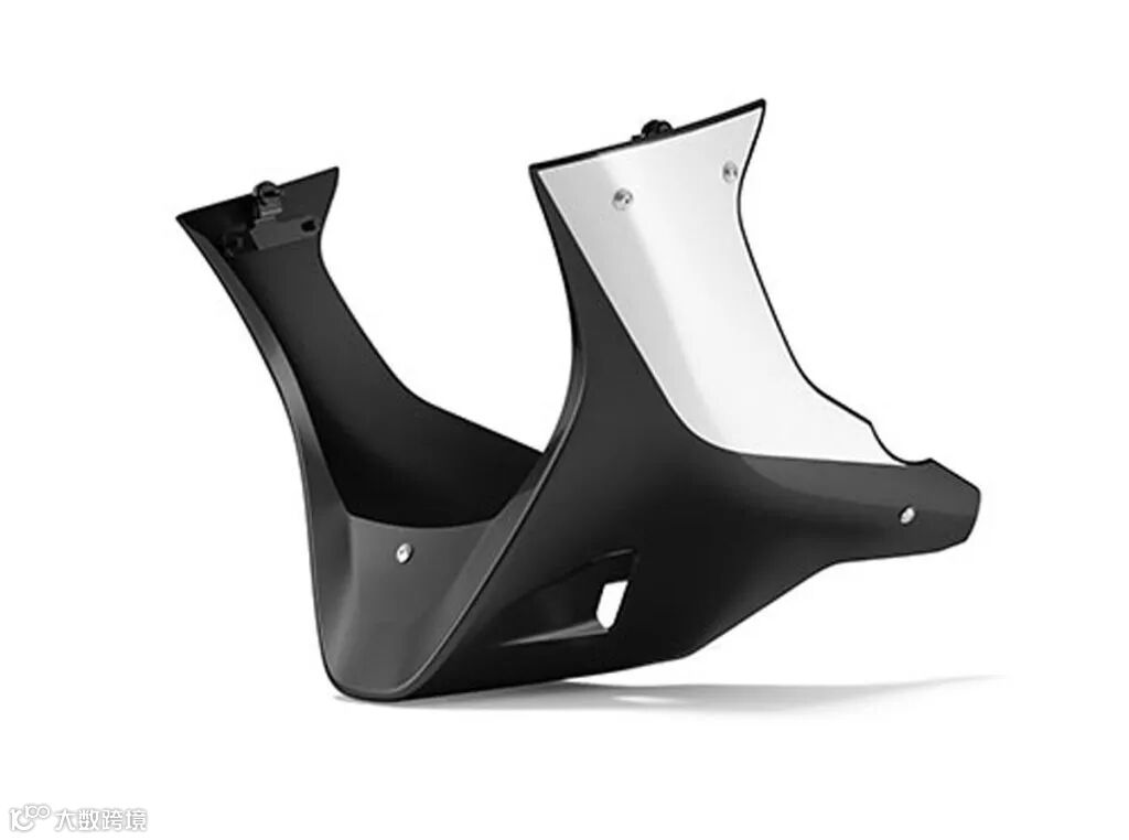 下整流罩套件：9 萬 1850 日圓 提升車體下方的整流效果，賦予外型更強悍的視覺印象。採左右分割體式設計。