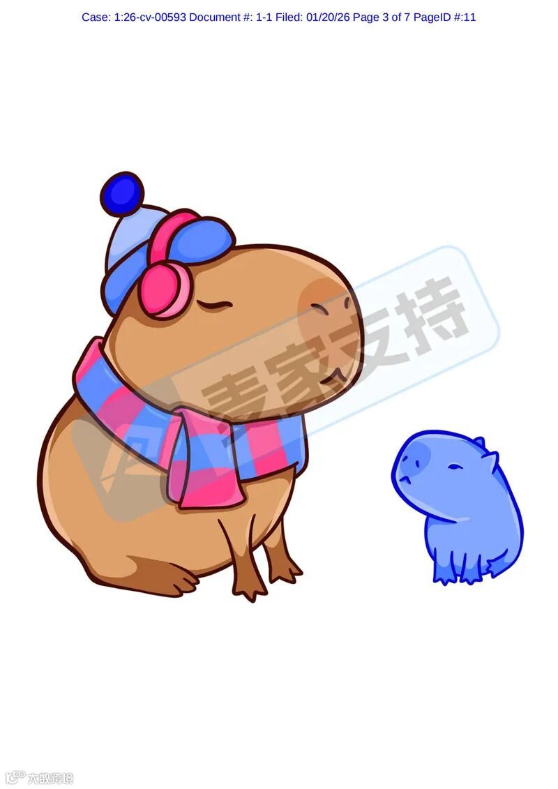 6-cv-00592，keith律所雷霆出击，卡皮巴拉两案并发，284店被列为侵权被告！"