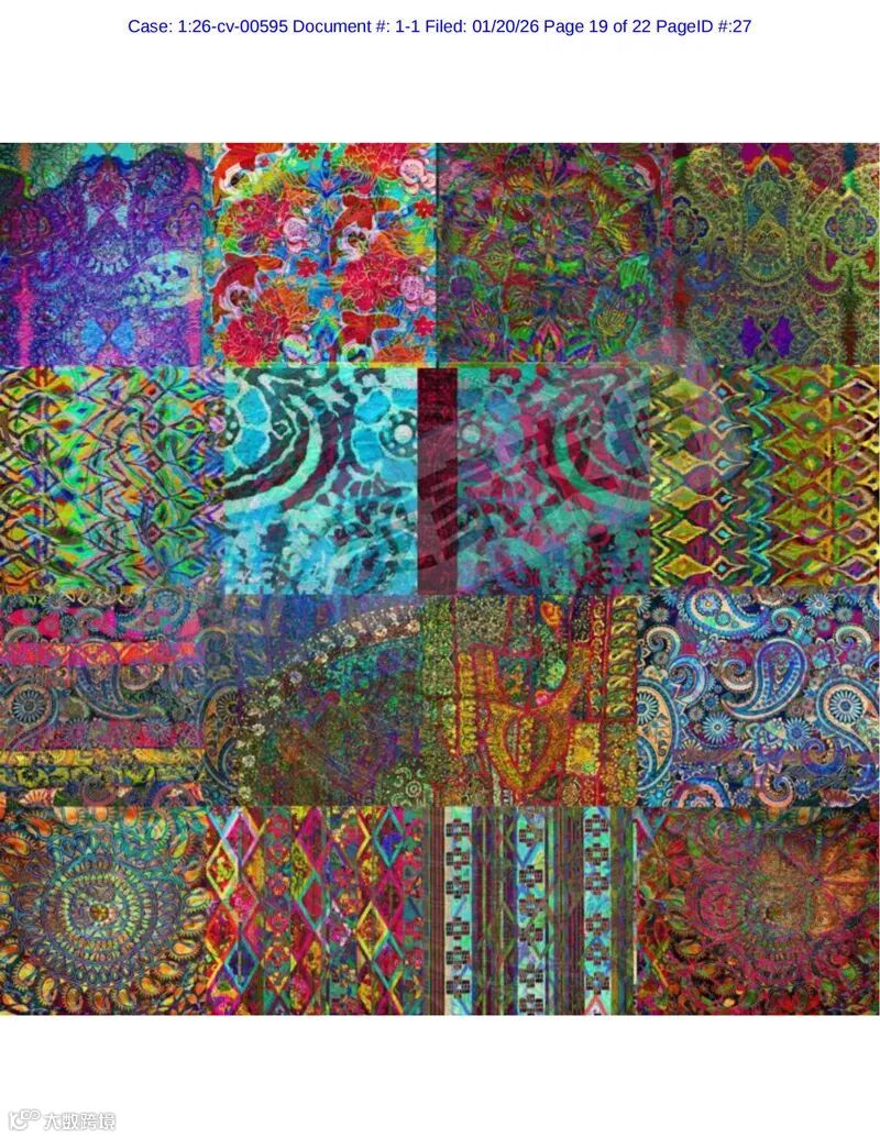 6-cv-00595，keith律所代理迷幻蘑菇跨境维权，88个跨境账户涉案将被TRO冻结！"