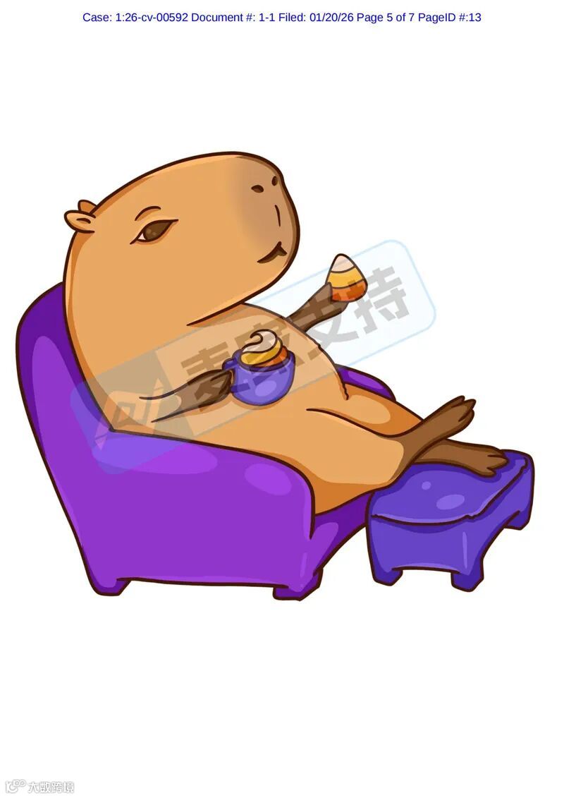 6-cv-00592，keith律所雷霆出击，卡皮巴拉两案并发，284店被列为侵权被告！"