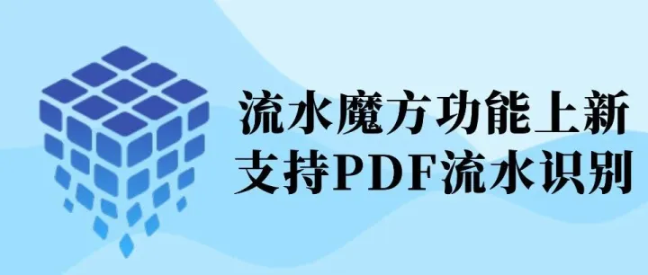 功能上新 | 支持PDF流水识别