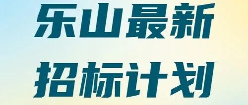 【四川-<em>乐山</em>】总投资近5亿！<em>乐山</em>市市中区2025年度城镇老旧小区改项目招标在即！