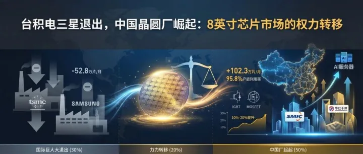 中芯国际等巨头集体提价，8英寸芯片最高涨20%背后：一场改写全球半导体格局的产业变局