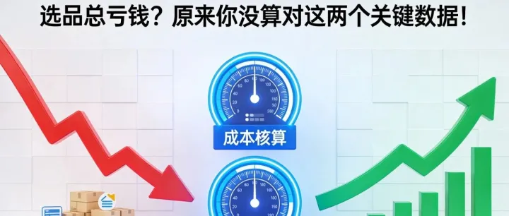 選品總虧錢？原來(lái)你沒(méi)算對(duì)這兩個(gè)關(guān)鍵數(shù)據(jù)！