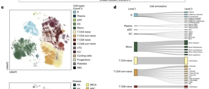 Nature Medicine |分析透PBMC泛疾病的单细胞数据，绘制循环免疫细胞炎症全景图