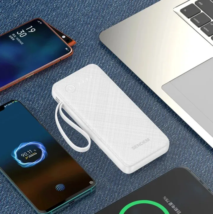 【SENDEM PK66自带四线照明灯10000mAh移动电源/SENDEM PK66 10000mAh Powerbank】