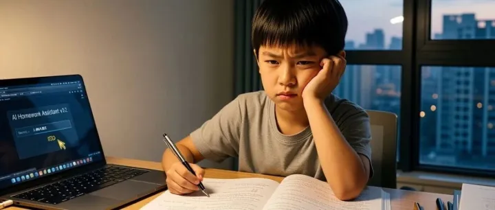 不用AI的孩子难了，滥用AI的孩子废了