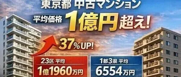 2025年东京23区二手房均价破亿！一年涨34.6%，想买房的人该咋办？