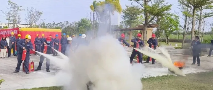 北海北控环境科技发展有限公司消防知识培训及2025年灭火和疏散消防综合演练
