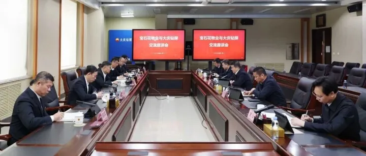 公司領(lǐng)導(dǎo)到<em>大慶</em>鉆探工程有限公司交流座談