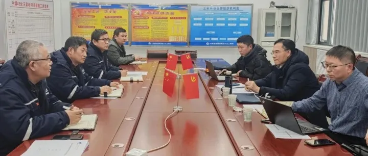 建设集团督导组到五处晋南项目部开展“平安一季度”活动督导检查