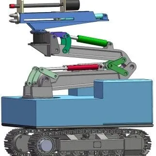 五处自主研发的立井多功能机器人成功投用