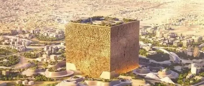 沙特“未来之城”标志项目突遭暂停，全球最大显示立方体前景不明