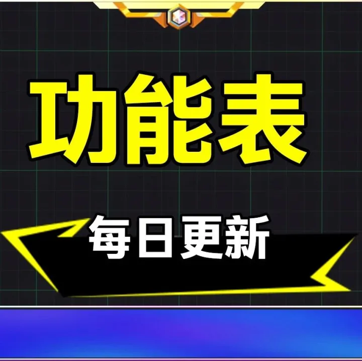 「S16功能表、奖励表」新增1月28+29日测试服改动