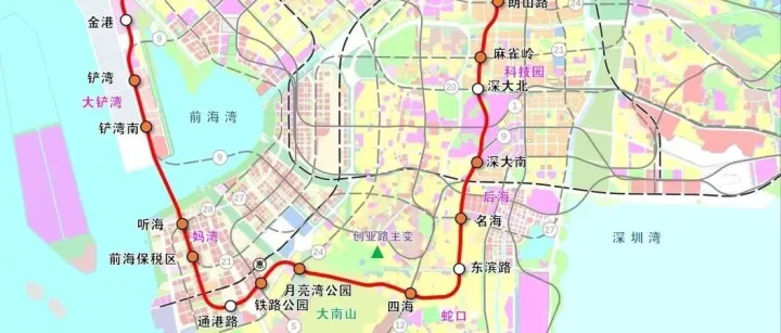 途经前海，深圳首条环形地铁最新进展来了！