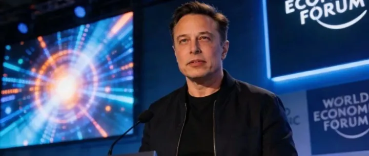 馬斯克達(dá)沃斯炸場發(fā)言：AGI倒計(jì)時(shí)、機(jī)器人革命、太空算力，全是未來底牌