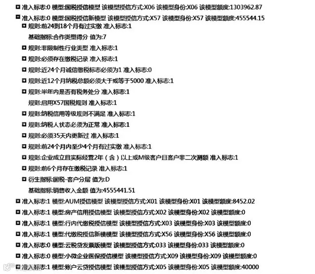 建行惠懂你查档模型