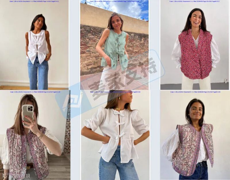 6-cv-01251，西班牙服饰品牌通过keith律所发起版权维权，222店被列入被告名单！"