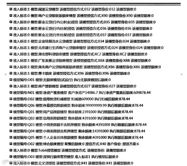 建行惠懂你查档模型