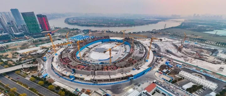 進度神速丨寧波市奧體中心1#地塊(8萬座特大型綜合體育場)
