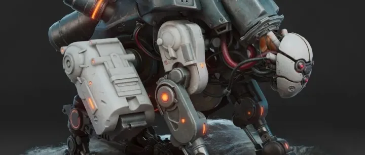 硬表面类角色《BioMech》制作分享