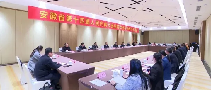 【聚焦省兩會(huì)】省十四屆人大四次會(huì)議池州代表團(tuán)舉行全體代表會(huì)議