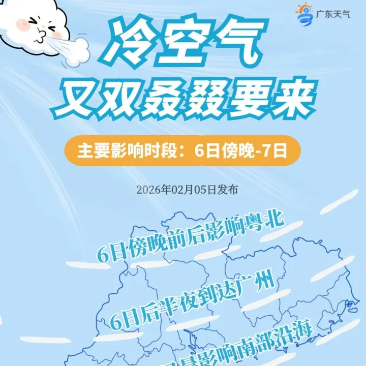 新一股冷空气又要来了，茂名将降温+降雨