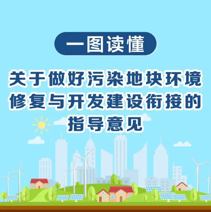 【一圖讀懂】關(guān)于做好污染地塊環(huán)境修復(fù)與開發(fā)建設(shè)銜接的指導(dǎo)意見