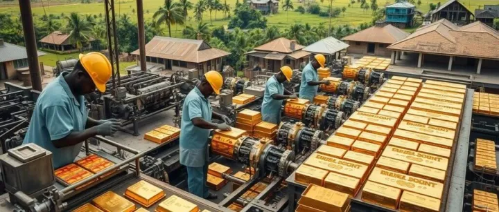 從資源輸出到工業(yè)加工！加納首次實(shí)現(xiàn)黃金全流程自主精煉