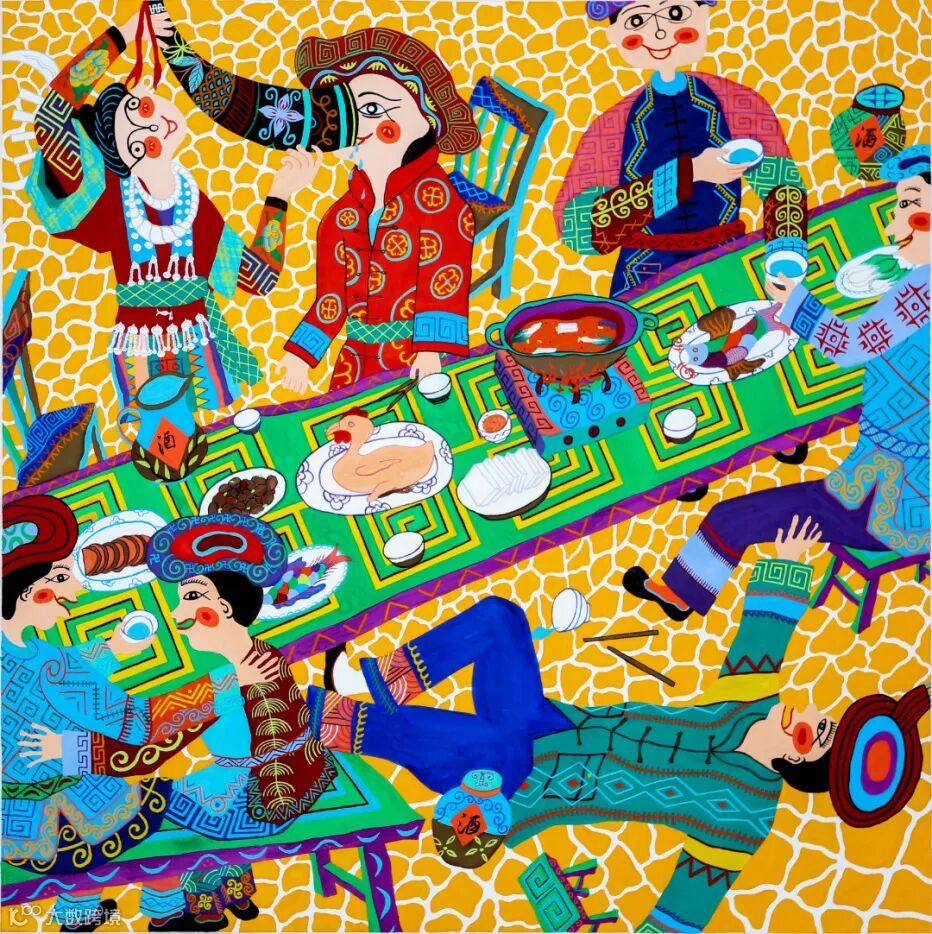 趙九龍  《醉美苗鄉(xiāng)》  60cmX60cm.JPG