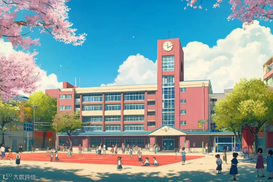 摄图网_603052938_校园前广场学生聚集樱花树环绕(企业商用).jpg