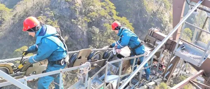 云谷索道圆满完成年度检修工作