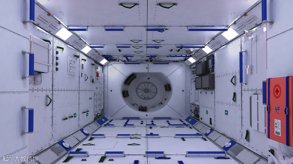 中国空间站内部3D图设计图__展板模板_广告设计_设计图库_昵图网