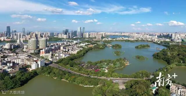 惠州不断提升城市品质,建设现代优美花园城市。图为惠州市区一角。南方日报记者 梁维春 摄