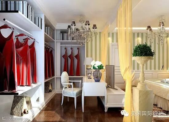 衣帽间设计——L型布局